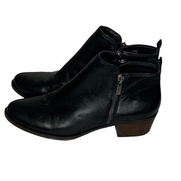 Lucky Brand LK-Basal black leather ankle Booties.‎ Size 7.5M - Picture 7 of 14